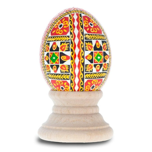 Chicken Size Blown Real Ukrainian Easter Egg Pysanky